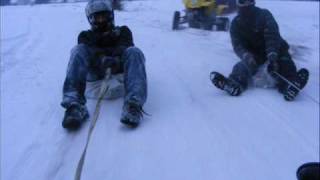preview picture of video 'Węgrów Kulig zima 2009(wersja poprawiona) Drift'