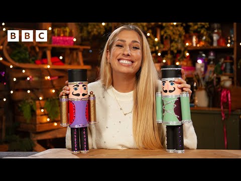Craft your own nutcracker decoration with Stacey & Joe | Stacey Solomon's Crafty Christmas  - BBC