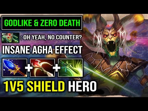 This HAPPEN If Medusa Don't Have Counter | EPIC 1v5 Shield Unkillable Hero with Insane Agha DotA 2