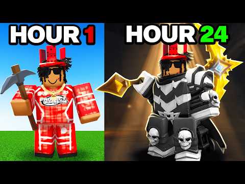 I SPENT 24 HOURS IN ROBLOX THE FORGE