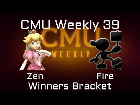 CMU Weekly 39 - Zen (Peach/Squirtle) vs. Fire (Game and Watch/Jigglypuff)
