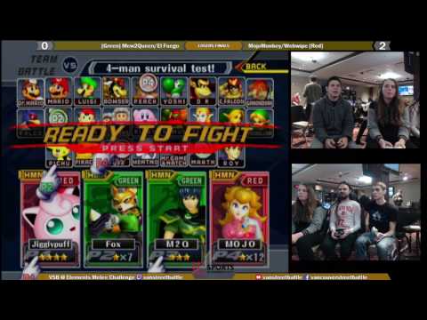Elements Casino's Melee Challenge - Doubles - LF - Mew2Queen/El Fuego vs Webwipe/MojoMonkey