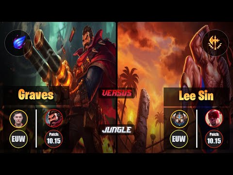 Selfmade GRAVES (Jungle) [Phase Rush] VS LEE SIN - Challenger EUW Patch 10.15