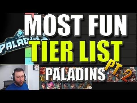 Most Fun Tier List Part 2 | Tanks and Supports Paladins