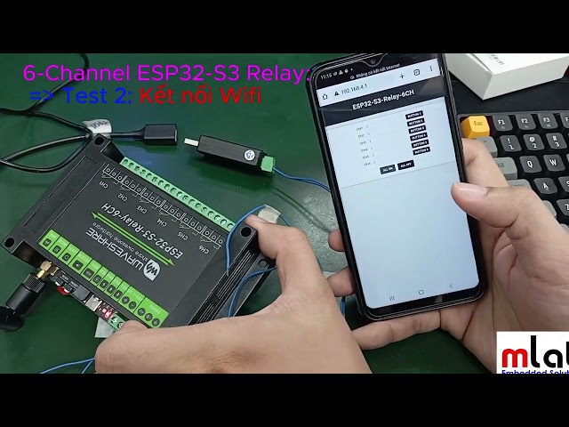 Vídeo relacionado con Waveshare Industrial 6-Channel ESP32-S3 WiFi Relay Module, Onboard RS485 / Pico Hat Interfaces, with Multiple Isolation Protection Circuits, Industrial-Grade, Rail-Mount Case