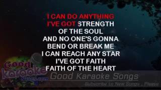 Faith Of The Heart -  Rod Stewart (Lyrics Karaoke) [ goodkaraokesongs.com ]
