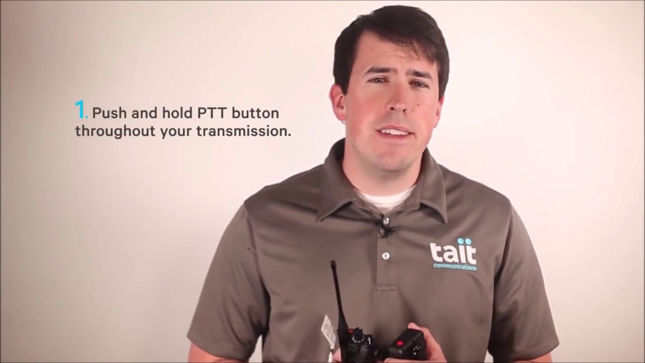 Training video on: How To talk on a Radio