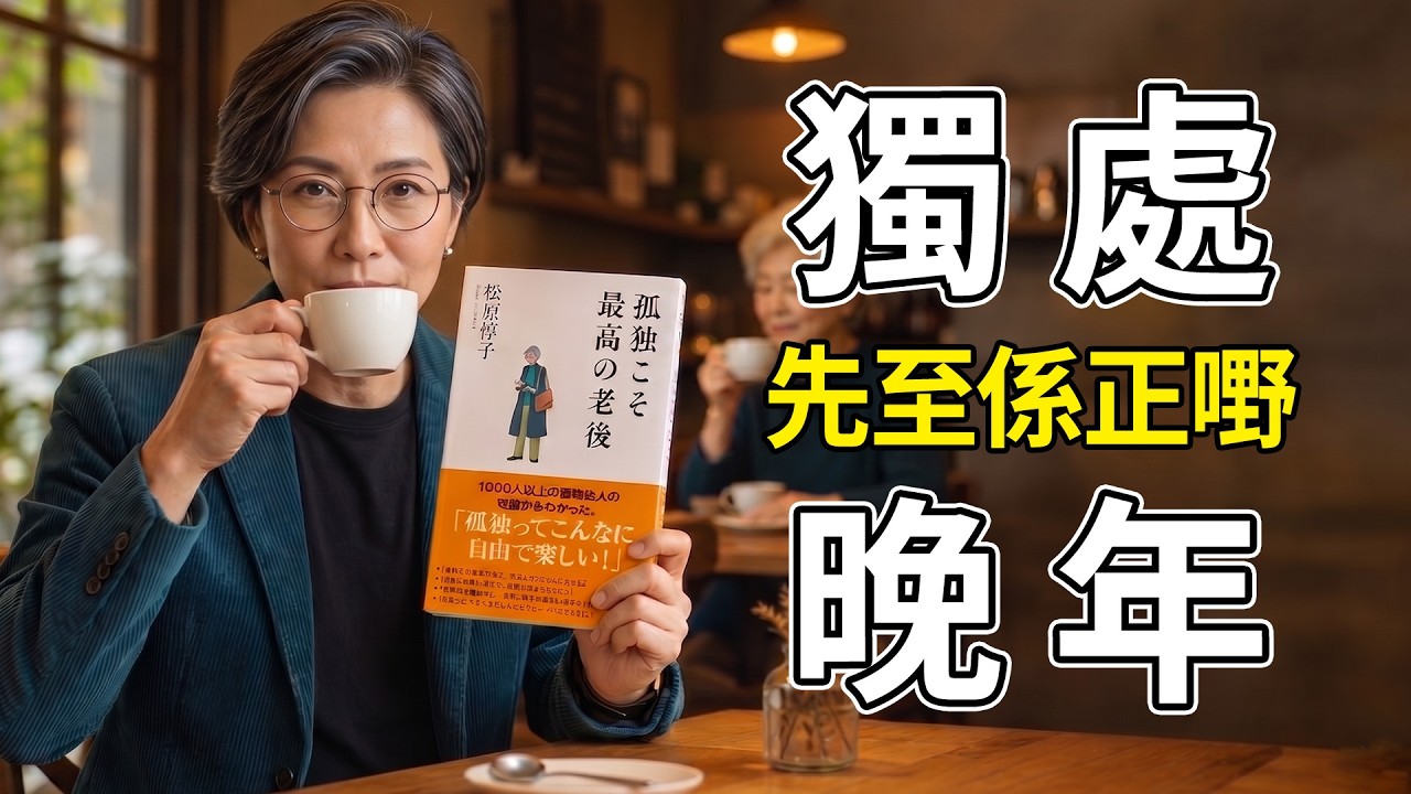 以為合群先有安全感？結果被榨乾成個人生！😱 60歲後必學嘅「孤獨自救術」🧘🏻‍♂️🌿｜#五木寬之#暢銷書作家五木寬之#銀髮哲學家#無效社交#假面人際#情緒勒索#社交內耗#越熱鬧越寂寞#盲目合群#退休