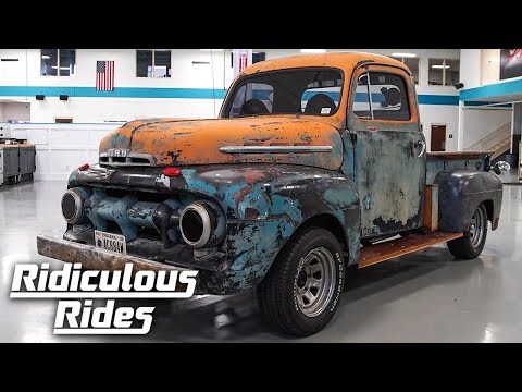Backward-Driving 1952 Ford F-1 with Chevy V8