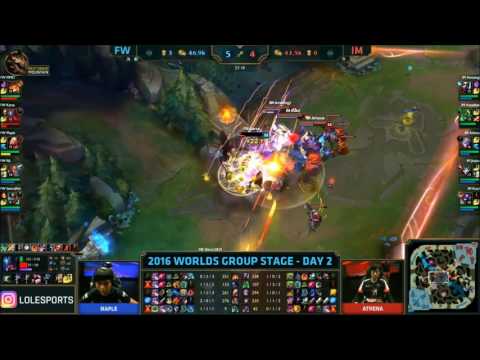 FW vs IM highlights | League of Legends World Championship 2016 | Group B