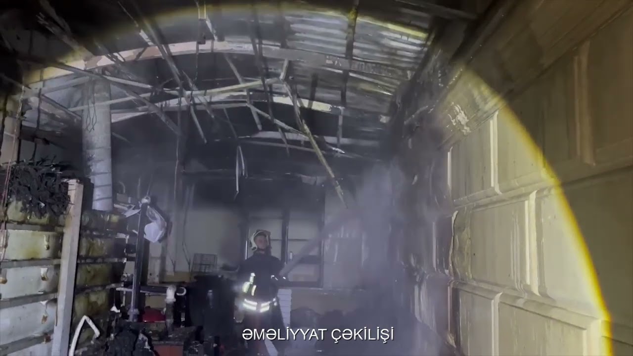 Bakıda qazanxanada partlayış baş verib VİDEO