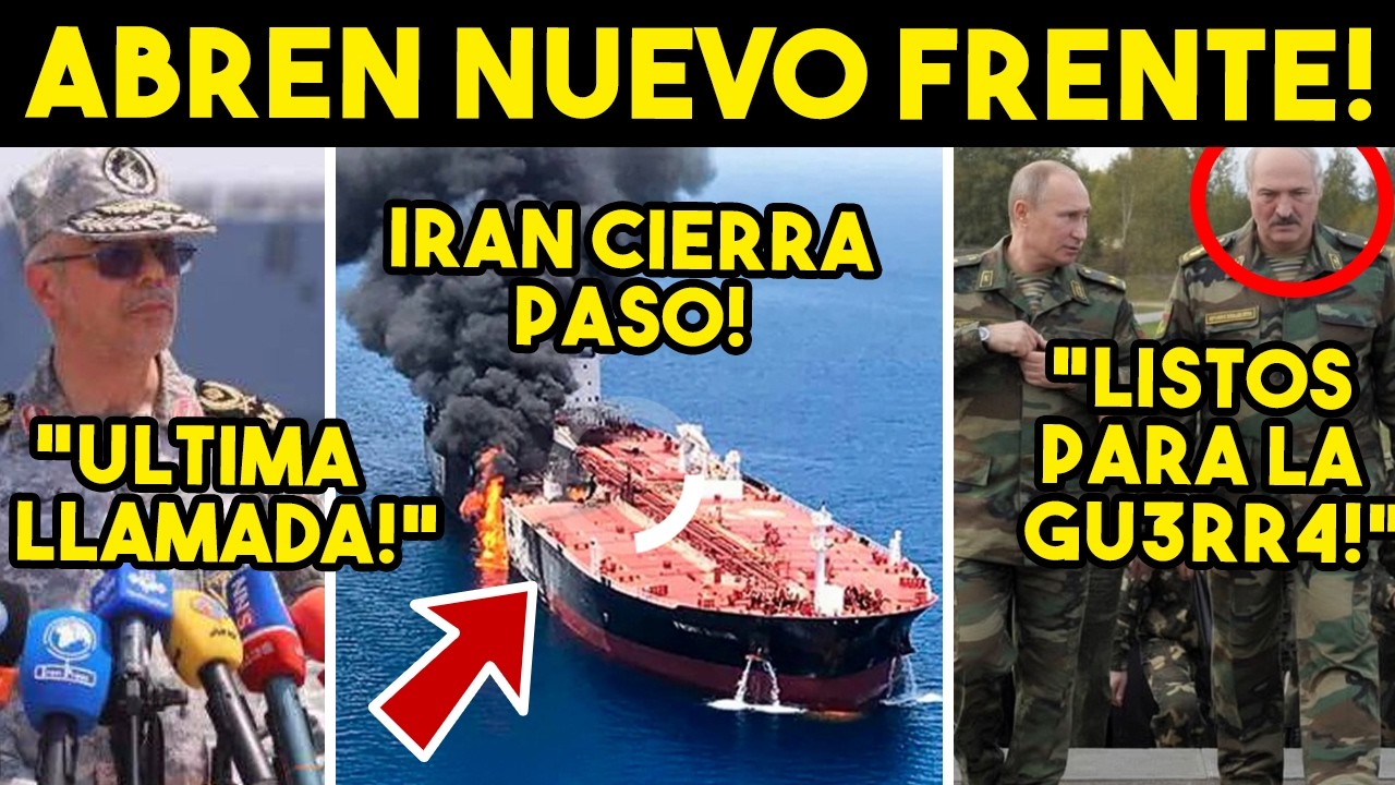 TRUMP EN SH0CK! IRAN ABRE NUEVO FRENTE, BIELO RUSIA SE ALISTA PARA LA GU3RR4. SALE PUTIN, ADIOS