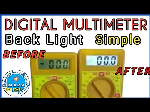 Digital Multimeter Display Modification In Telugu How To Modify Digital Multimeter Display In Telugu