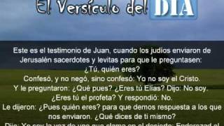 Miniatura del video: El versiculo del dia .com - Juan 1 v19-23