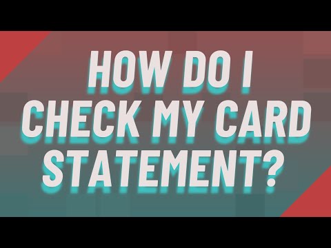 Mycardstatement
