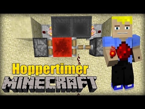 Adjustable timer with hoppers!  - Minecraft Redstone Tutorial