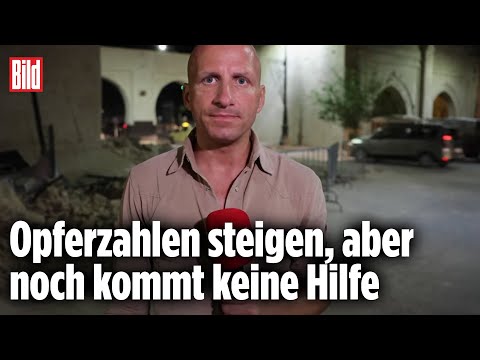 Erdbeben in Marokko: BILD-Reporter berichtet aus Marrakesch