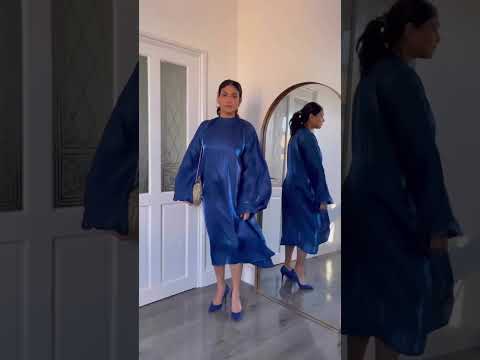 TheRealB’s Oversized Organza Dress With Slit