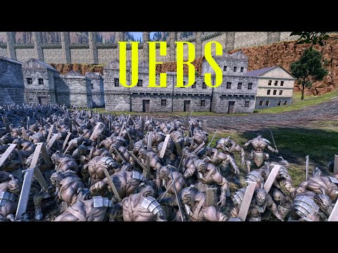 18,000 Wild Mans VS 17,000 Orcs - Ultimate Epic Battle Simulator 2 - UEBS 2