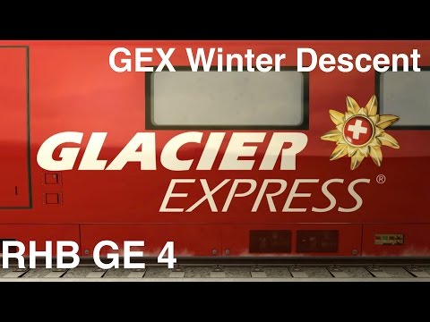 Episode 18: Scenario: GEX Winter Descent  Albula Line | Train Simulator 2017