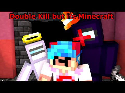 FNF MOD: Double Kill in Minecraft?! 💀🎮 #fnfmods