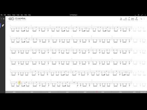 O' scarrafone  ( Pino daniele ) ,Tablatura e base Senza Basso - Backing bass track