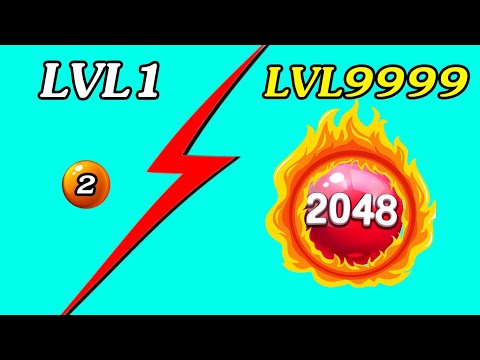 2048 Balls 3D - Gameplay - Levels 1-9999 - World Record