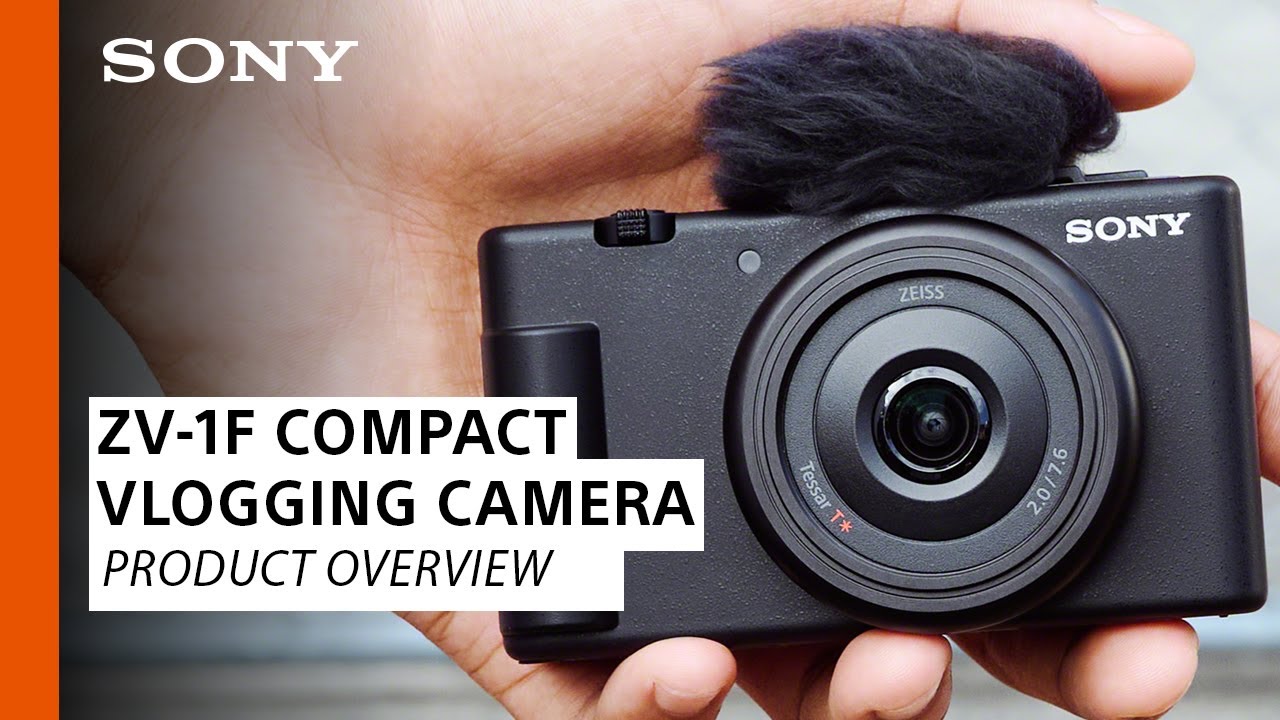 Sony ZV-1F Vlog Camera for Content Creators and Vloggers, Black | ZV1F/B