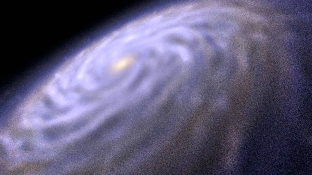 Evolution of Spiral Galaxy Arms Simulated Using Supercomputer | Video - YouTube