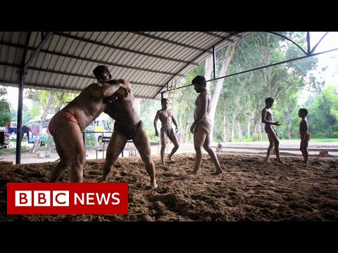 印度的摔跤場變成了流行病的健身房 - BBC News (India’s wrestling pits turn into gyms in pandemic - BBC News)