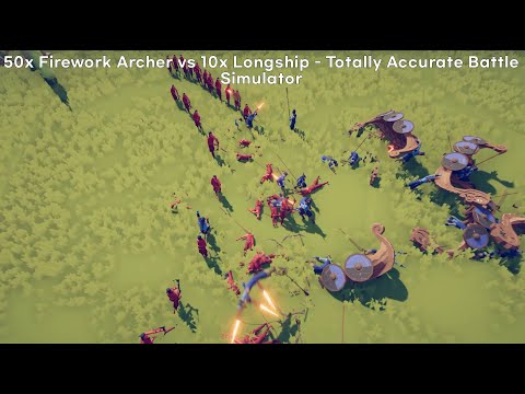 50x Firework Archer vs Every Units or Gods   Totally Accurate Battle Simulator