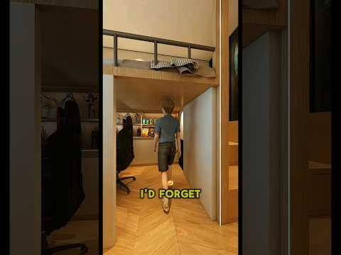 A Secret Base Under The Bed Is Crazy! #shorts #interiordesign #homedesign