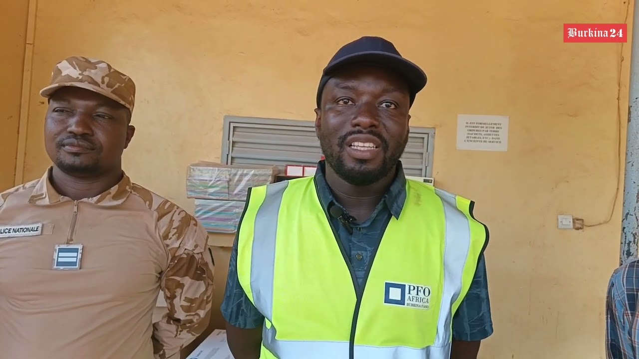 Burkina Faso : PFO Africa soutient la police de Saaba