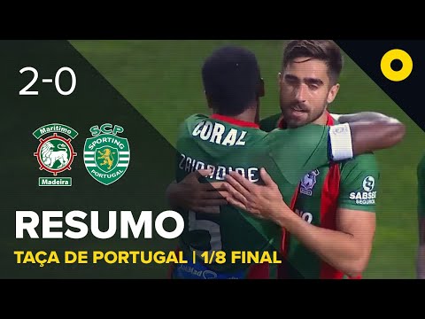 Resumo: Marítimo 2-0 Sporting - Taça de Portugal | SPORT TV