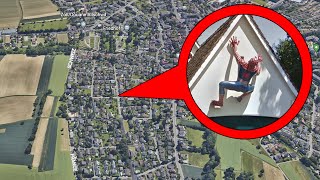 I found Spiderman in maps😱