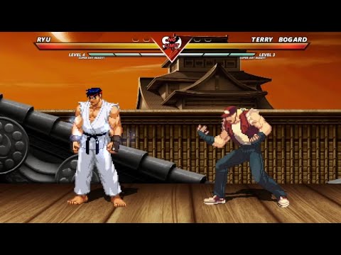 ICE POWER RYU vs TERRY BOGARD - The highest level of exciting fight !