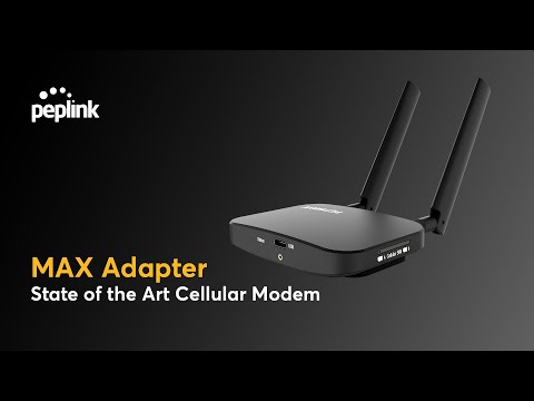 Peplink Portfolio | MAX Adapter - State of the Art Cellular Modem