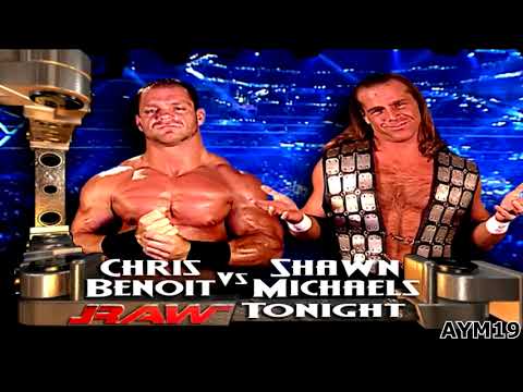 Shawn Michaels vs Chris Benoit RAW 2/16/2004 Highlights