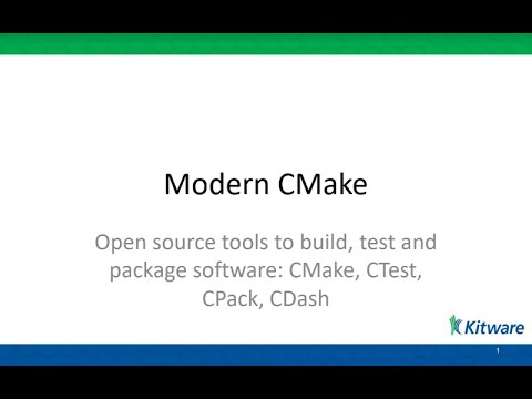 IDEAS-ECP Webinar: Introduction to Modern CMake