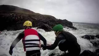 preview picture of video 'Coasteering With The Lads Ireland 2014'
