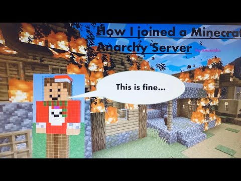 How I joined a Minecraft Anarchy SMP!