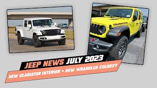 2024 Jeep Gladiator Photos with New Interior + New Wrangler Colors? | Jeep News July