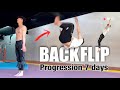 Don’t Give Up [Backfilp Progression] in 7 days l 백플립 7일 동안 도전하기 [동기부여 영상]