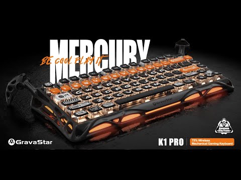 🔥 Introducing Mercury K1 Pro CyberFlare 75% Mechanical Keyboard | Precision and Power in Every Game