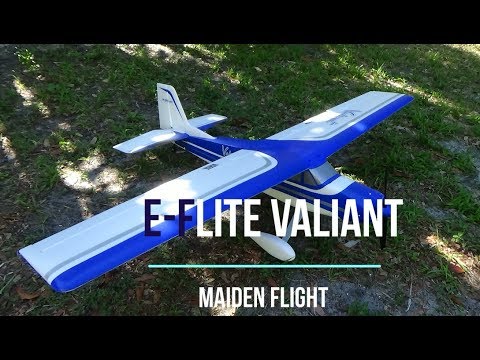 E-Flight Valiant Maiden Flight