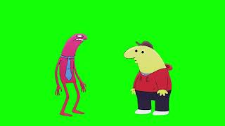 Allan "is it supposed to be doing that?" Smiling Friends green screen