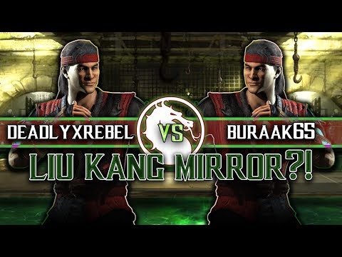 Mortal Kombat X: Buraak65 vs DeadlyxRebel FT10 (LIU KANG MIRROR!?)