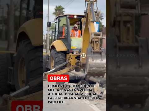 COMENZÓ UNA IMPORTANTE INTERVENCIÓN EN AVENIDA ARTIGAS DE ECILDA PAULLIER #noticias
