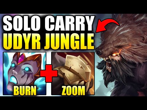 HOW TO PLAY UDYR JUNGLE & CARRY SOLO Q GAMES BY YOURSELF!