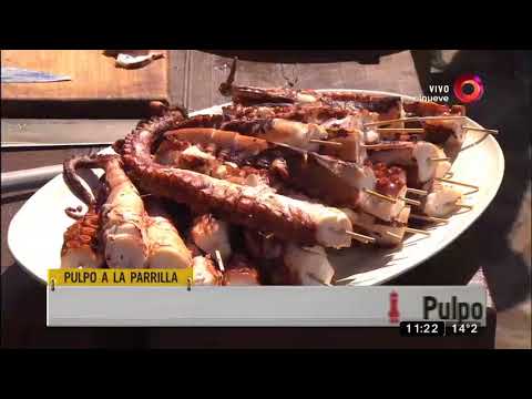 Receta de pulpo a la parrilla